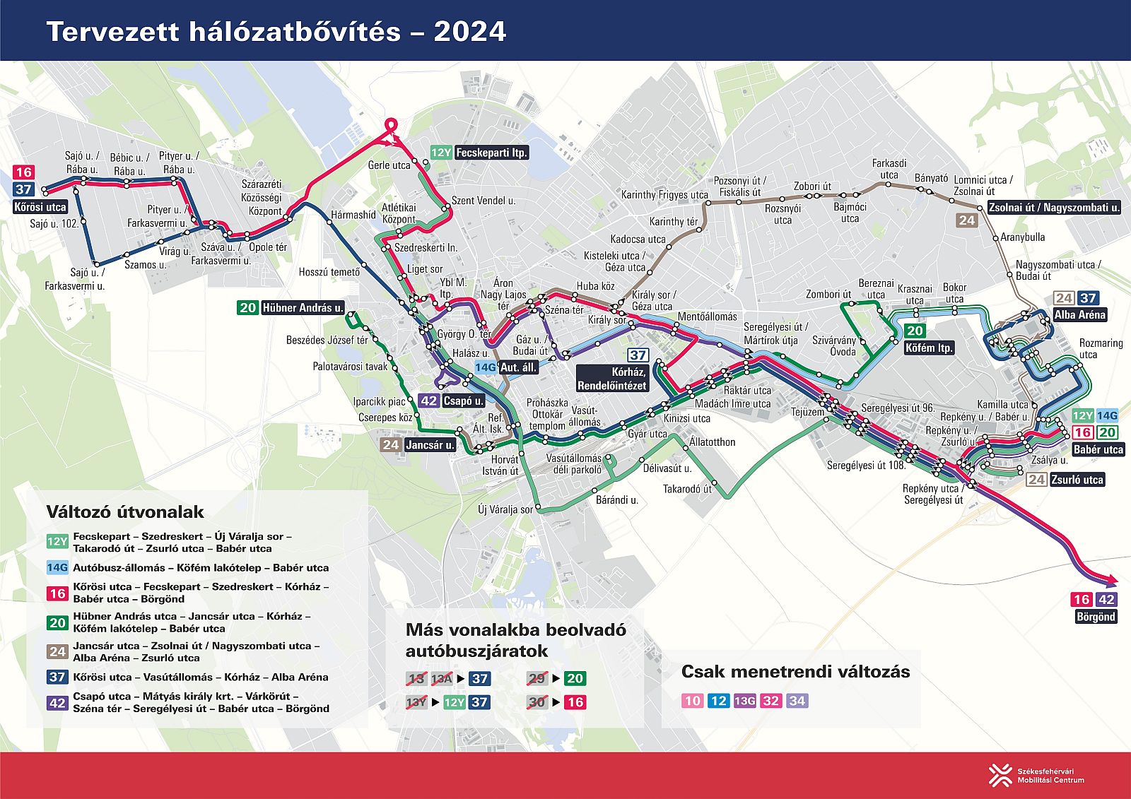 Buszhálózat-bővítés Székesfehérváron – december 31-ig várják a javaslatokat